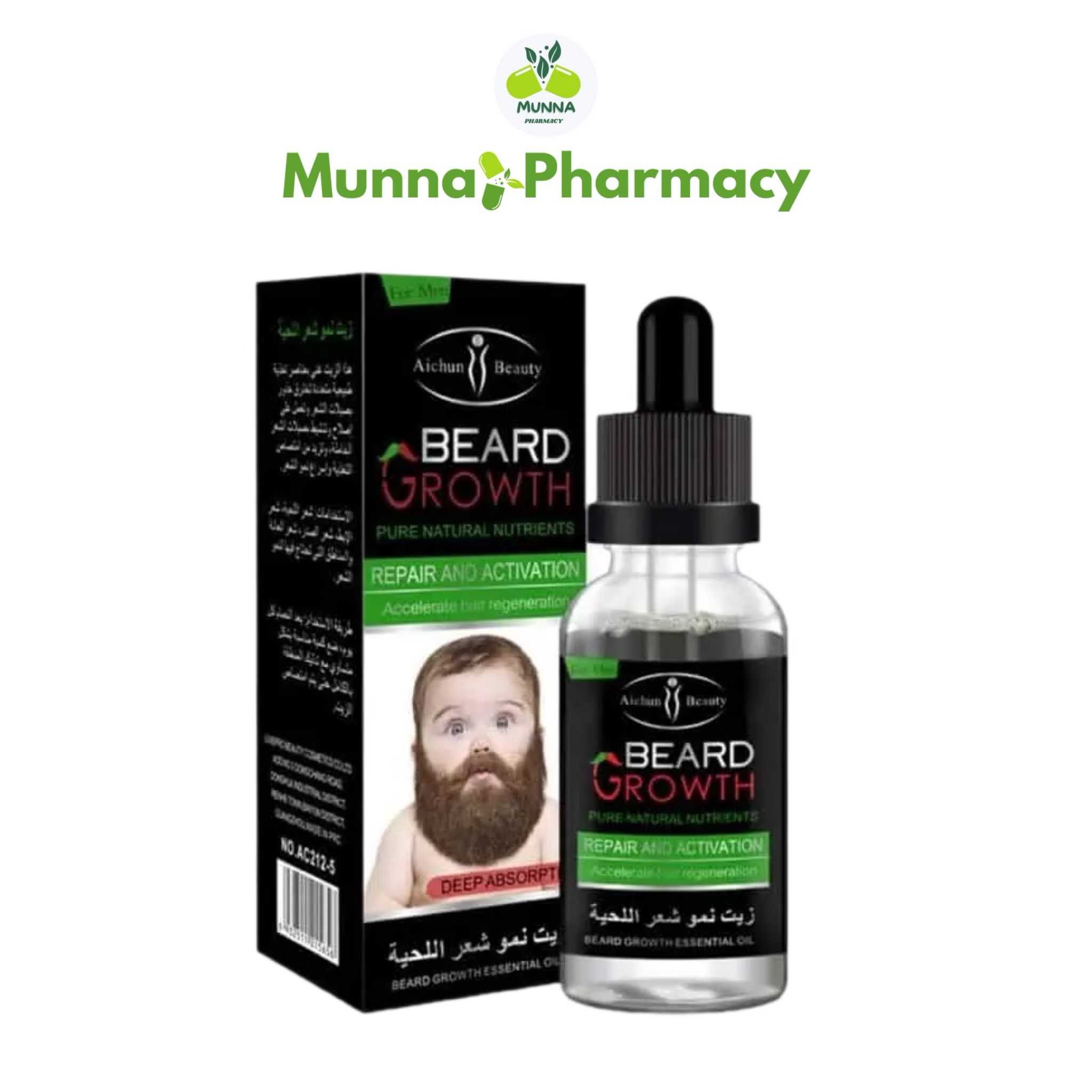Beard Growth Solution Oil For Men – 30Ml